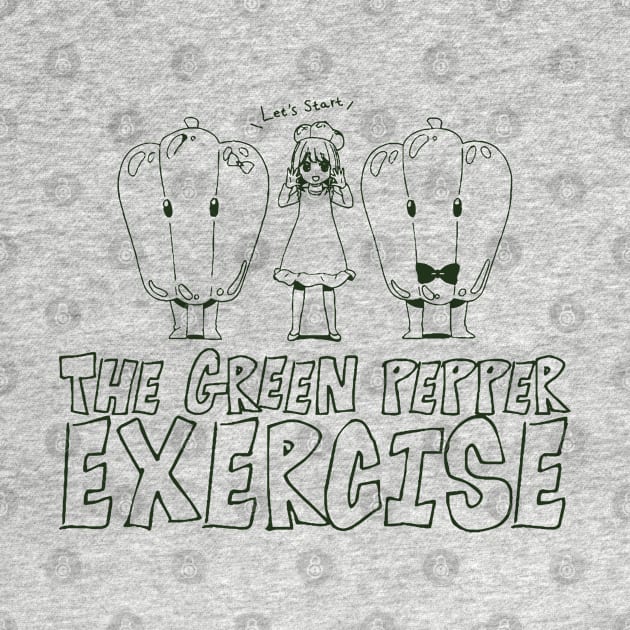 Oshi no Ko Kana Arima Green Bell Pepper Exercise by aniwear